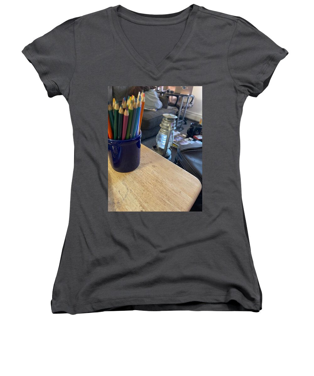 Colored Pencils - Women's V-Neck