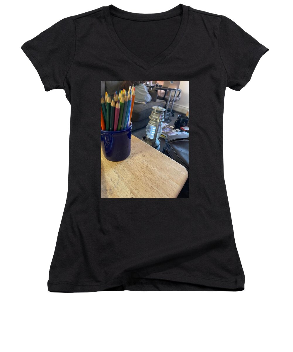 Colored Pencils - Women's V-Neck