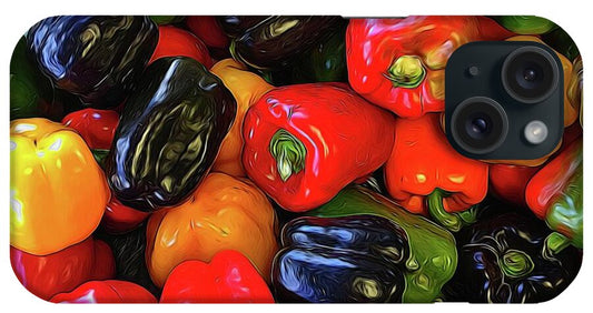 Colorful Bell Peppers - Phone Case