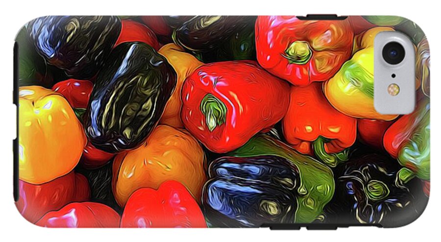 Colorful Bell Peppers - Phone Case