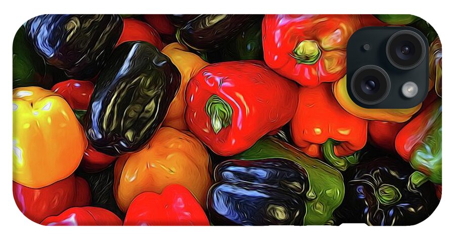 Colorful Bell Peppers - Phone Case