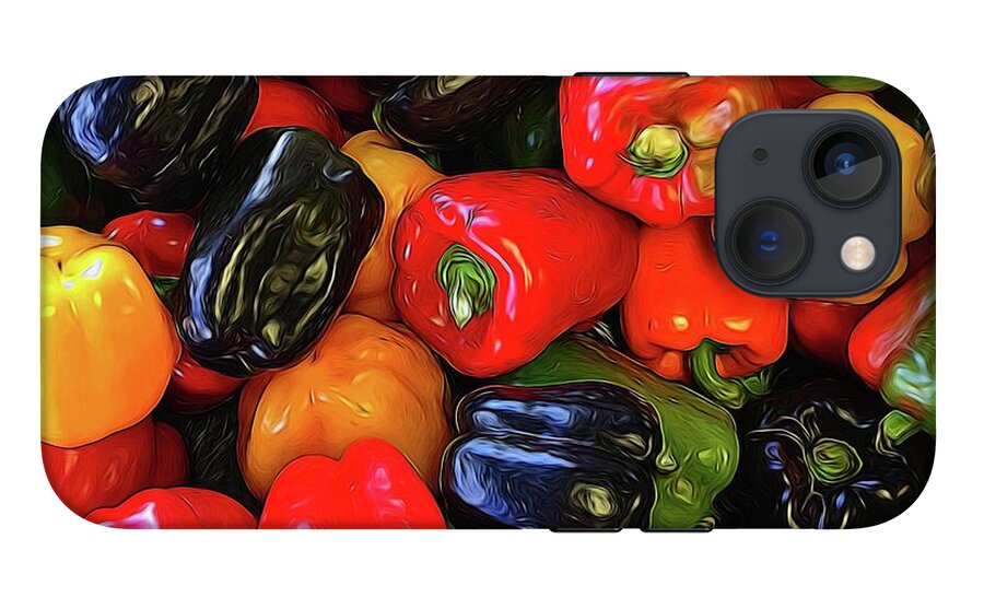 Colorful Bell Peppers - Phone Case