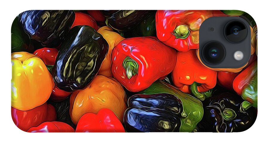 Colorful Bell Peppers - Phone Case