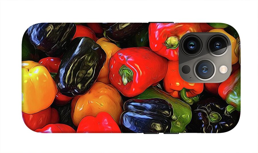 Colorful Bell Peppers - Phone Case