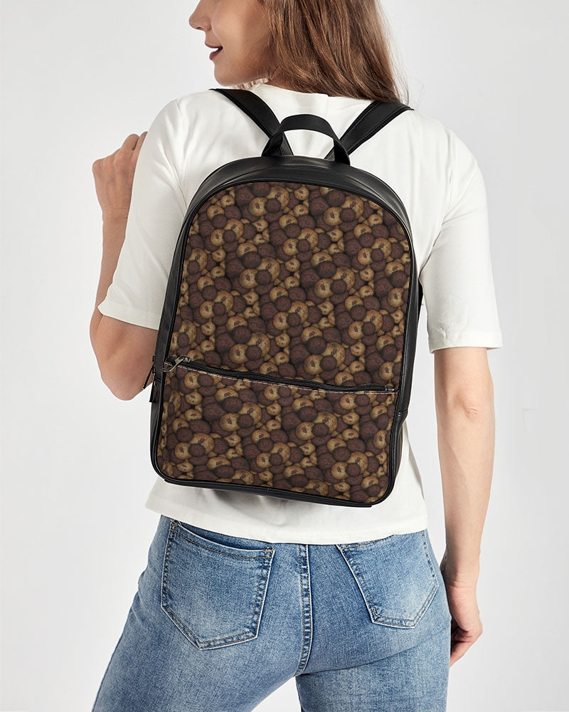 Chocolate Chip Cookies Classic Faux Leather Backpack