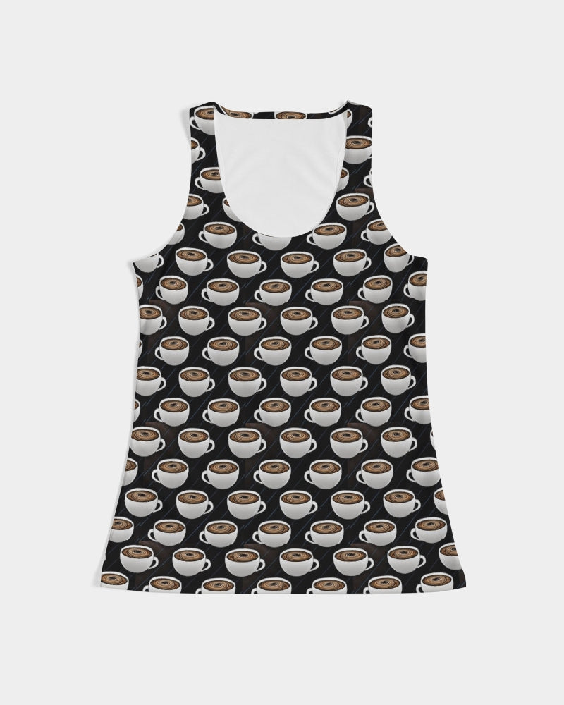 Coffee Pattern Women's All-Over Print Tank