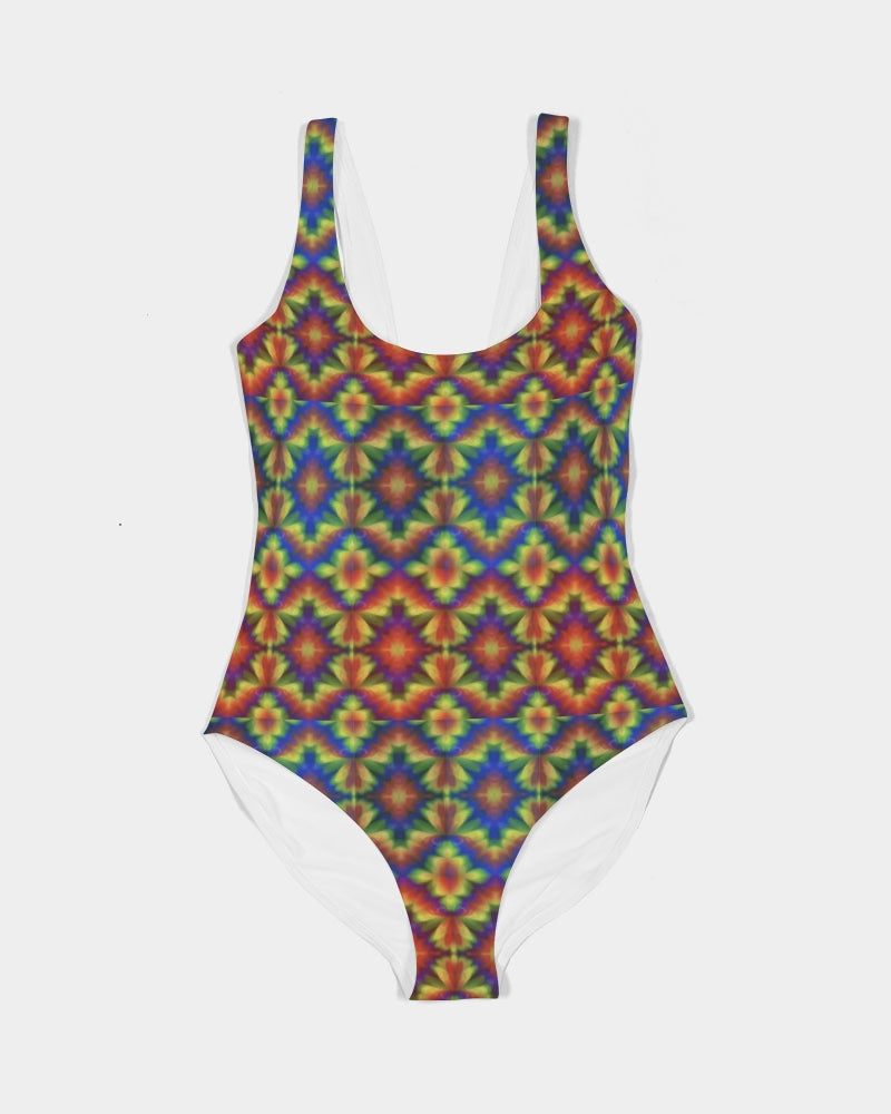 Carnival Kaleidoscope Women's All-Over Print One-Piece Swimsuit