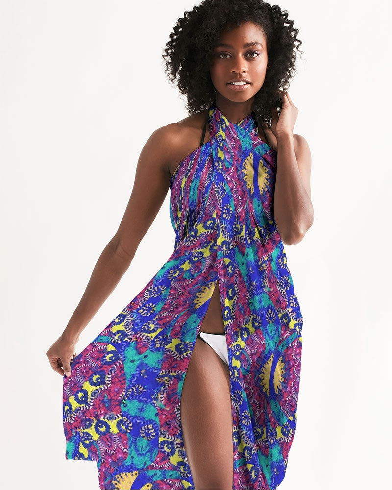 Caribbean Grafitti All-Over Print Swim Cover Up