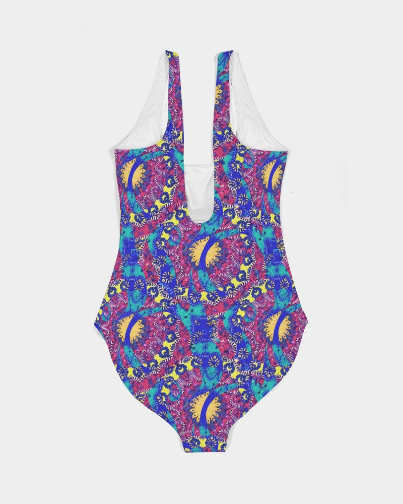 Caribbean Grafitti Women's All-Over Print One-Piece Swimsuit