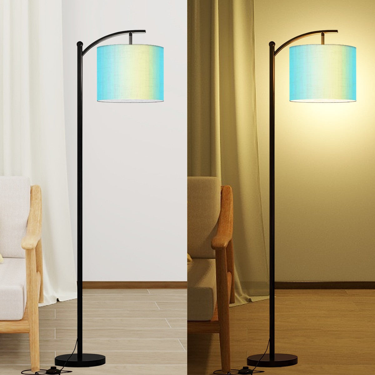 Arc Floor Lamp (Made in USA) Angel gradient