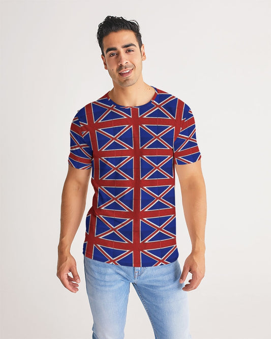 British Flag Pattern Men's All-Over Print Tee