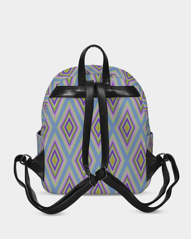 Colorful diamonds Variation 2 Mini Canvas Backpack