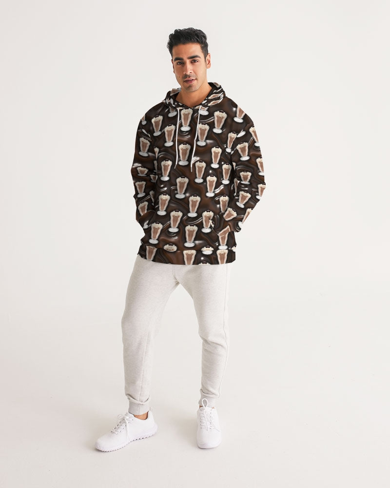 Chocolate Milkshake Men's All-Over Print Hoodie