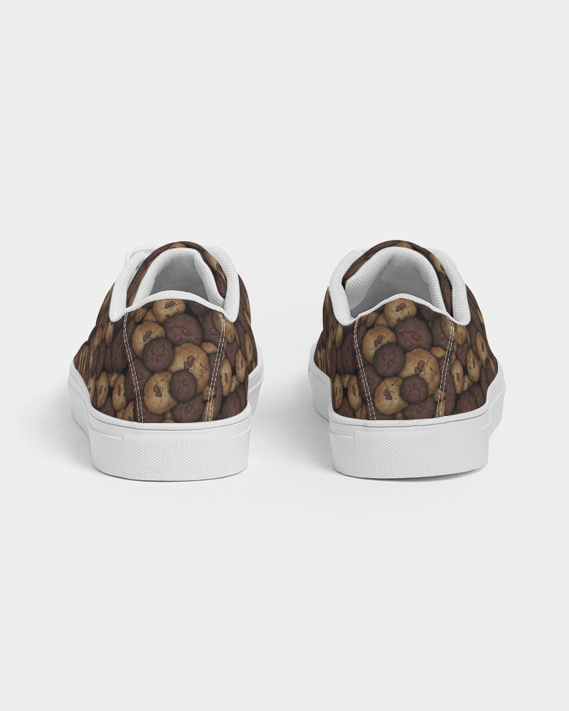 Chocolate Chip Cookies Women's Faux-Leather Sneaker