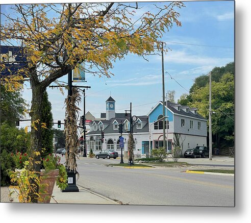 Downtown Fox Lake - Metal Print