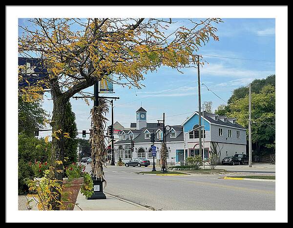 Downtown Fox Lake - Framed Print