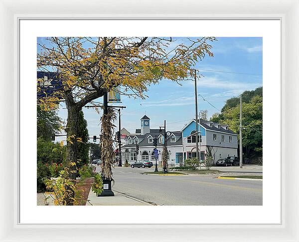 Downtown Fox Lake - Framed Print