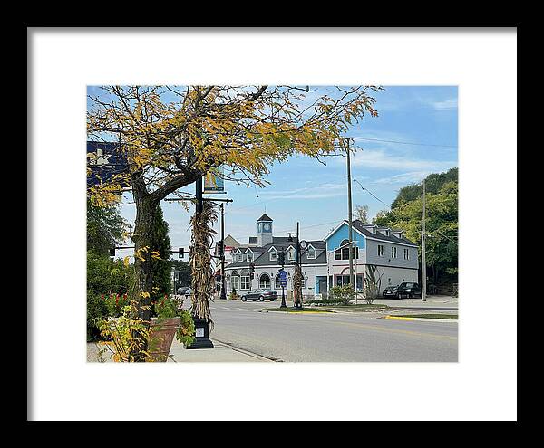 Downtown Fox Lake - Framed Print