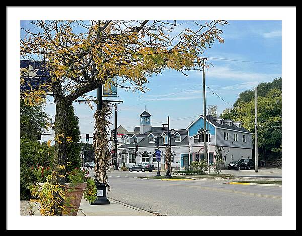 Downtown Fox Lake - Framed Print