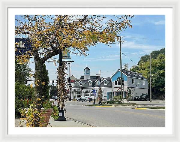 Downtown Fox Lake - Framed Print