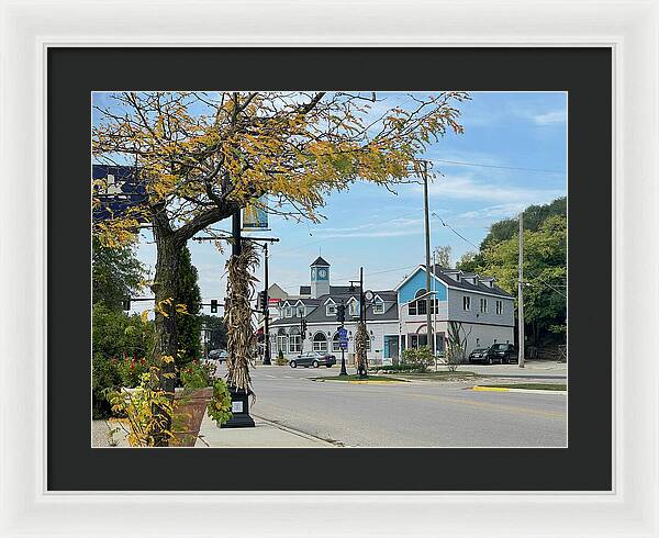 Downtown Fox Lake - Framed Print