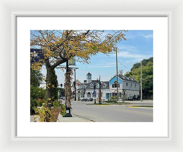 Downtown Fox Lake - Framed Print