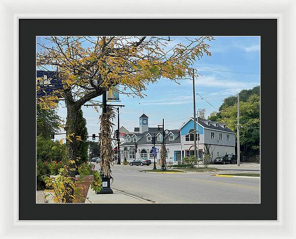 Downtown Fox Lake - Framed Print