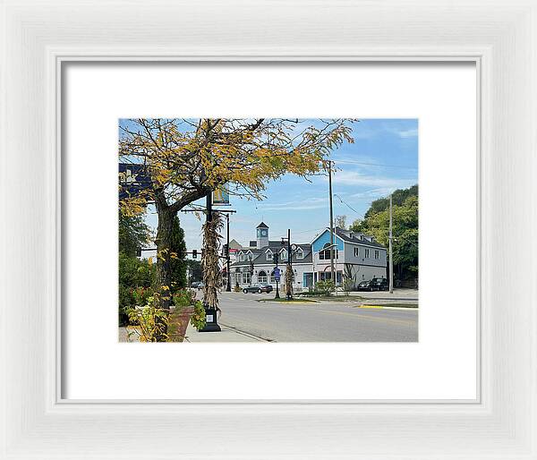 Downtown Fox Lake - Framed Print