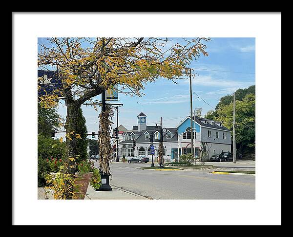 Downtown Fox Lake - Framed Print