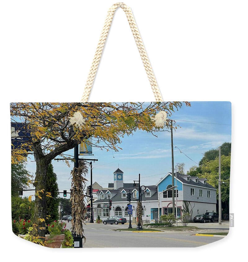 Downtown Fox Lake - Weekender Tote Bag