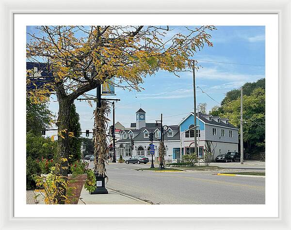 Downtown Fox Lake - Framed Print