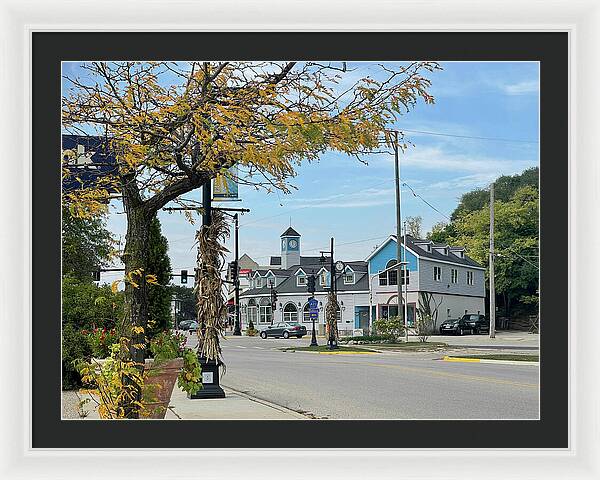 Downtown Fox Lake - Framed Print