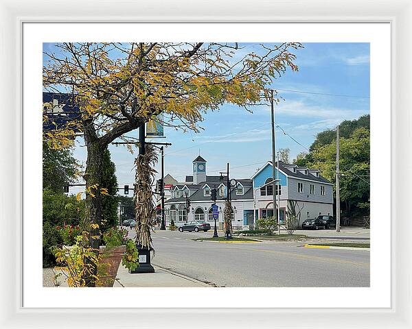 Downtown Fox Lake - Framed Print