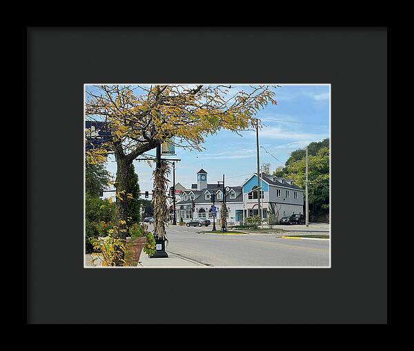 Downtown Fox Lake - Framed Print