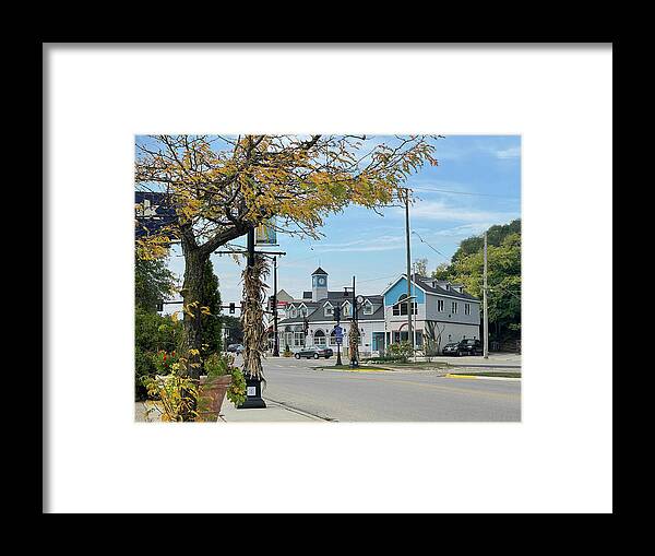 Downtown Fox Lake - Framed Print