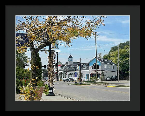 Downtown Fox Lake - Framed Print