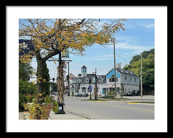 Downtown Fox Lake - Framed Print