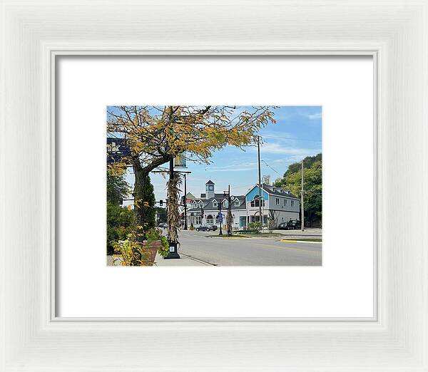 Downtown Fox Lake - Framed Print