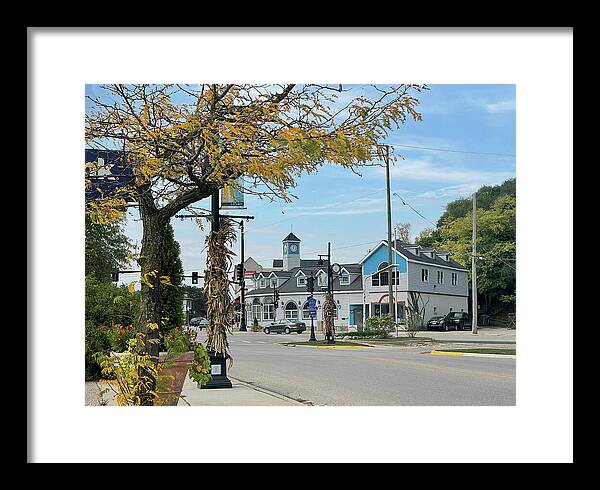 Downtown Fox Lake - Framed Print