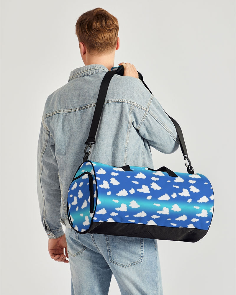 Clouds Pattern Sports Duffle Bag