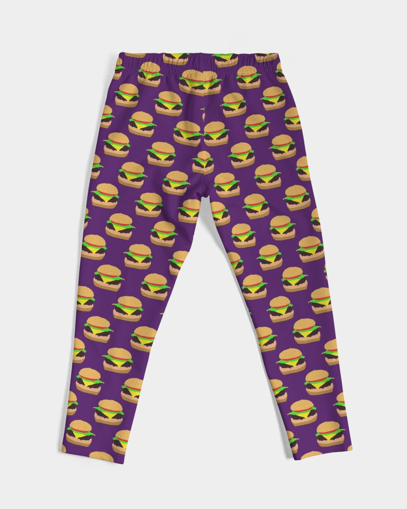 Cheeseburger Pattern Men's All-Over Print Joggers