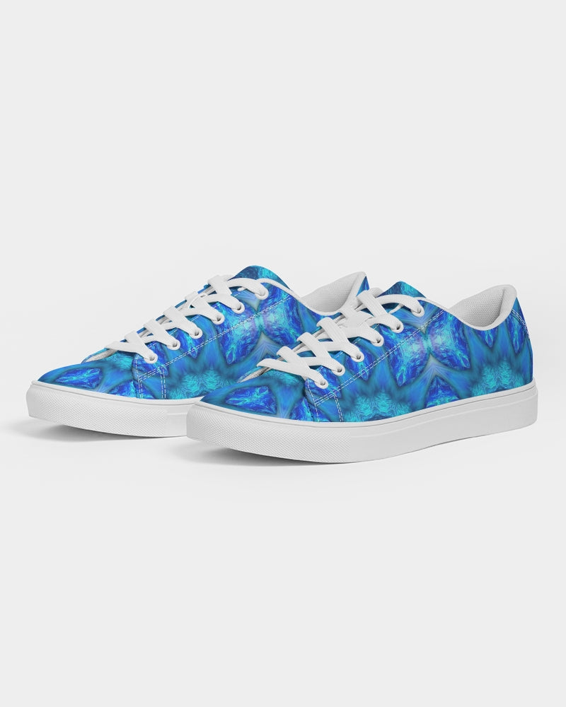 Blue Ocean Kaleidoscope Women's Faux-Leather Sneaker