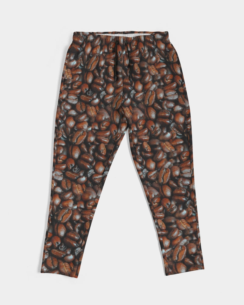 Coffee Bean Pattern Men's All-Over Print Joggers