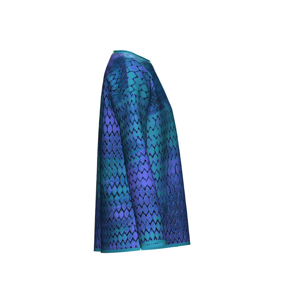 Blue Dragon Scales Sweater