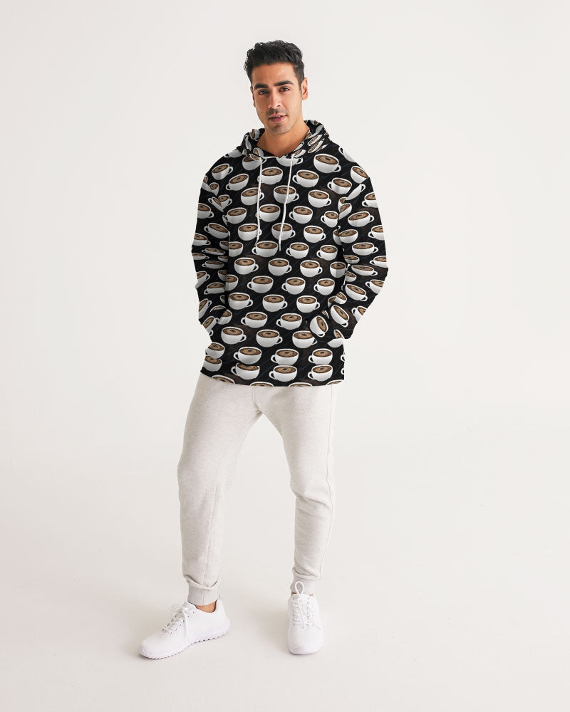 Coffee Pattern Men's All-Over Print Hoodie