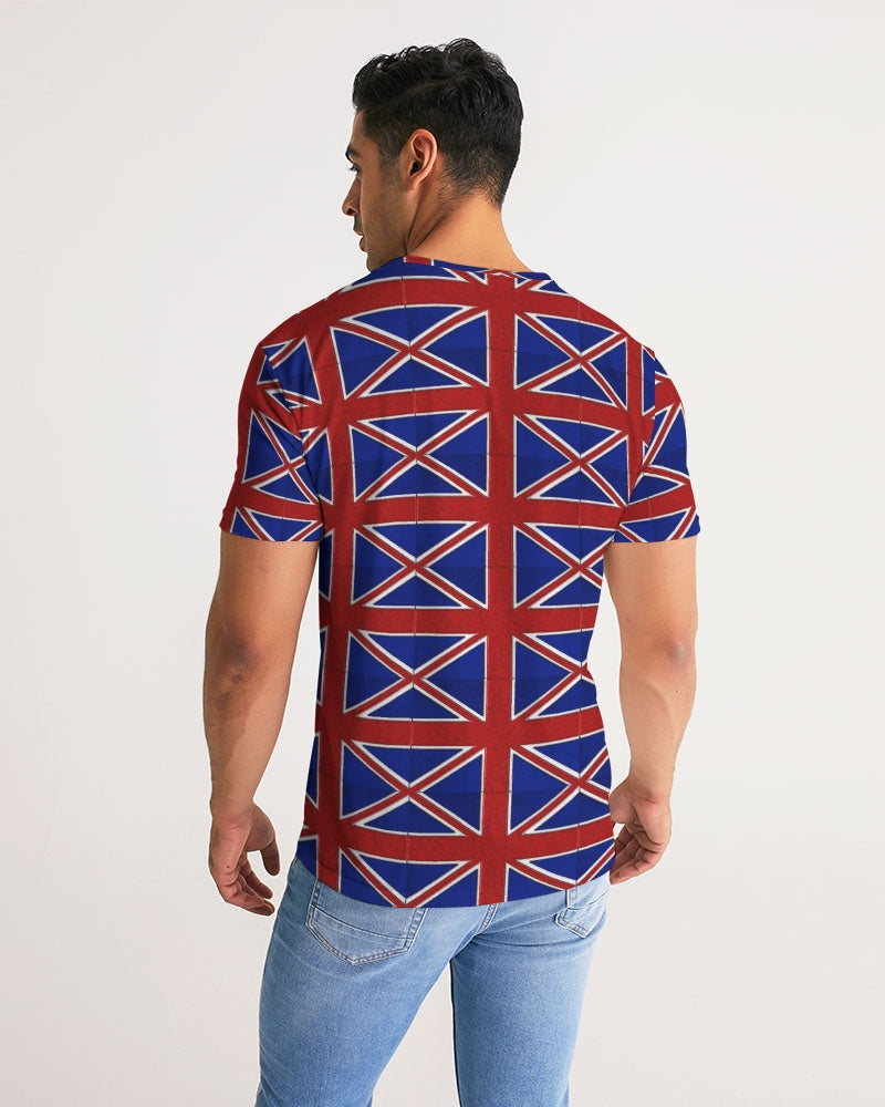 British Flag Pattern Men's All-Over Print Tee