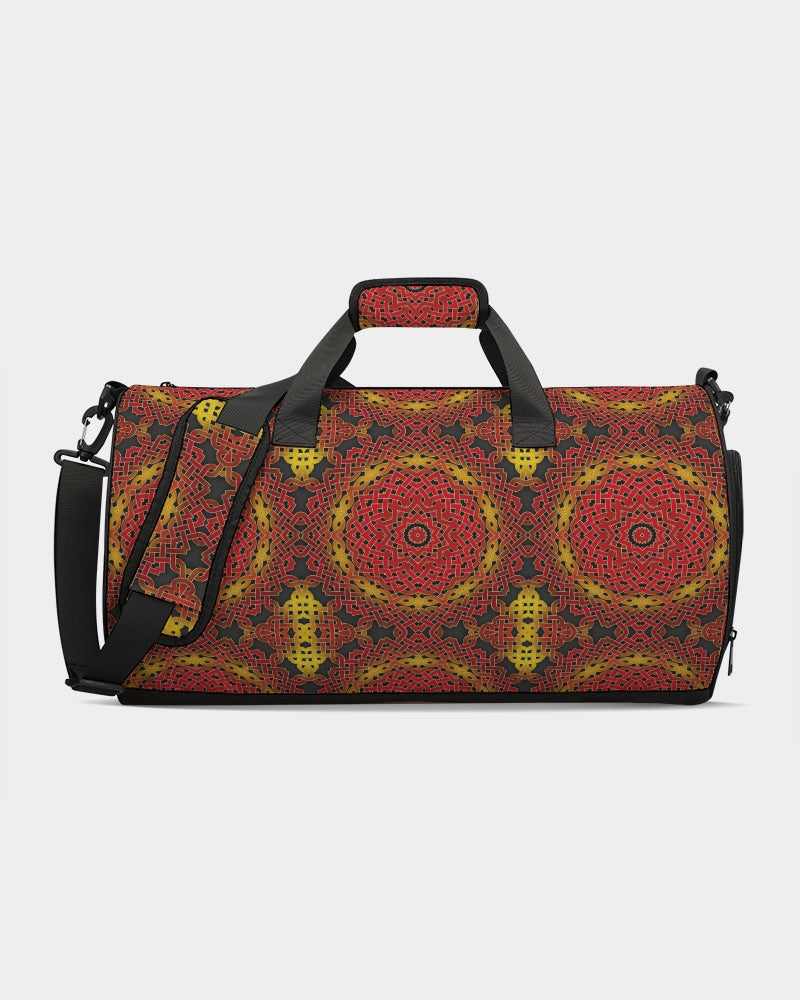 Celtic Orange Spiral Sports Duffle Bag