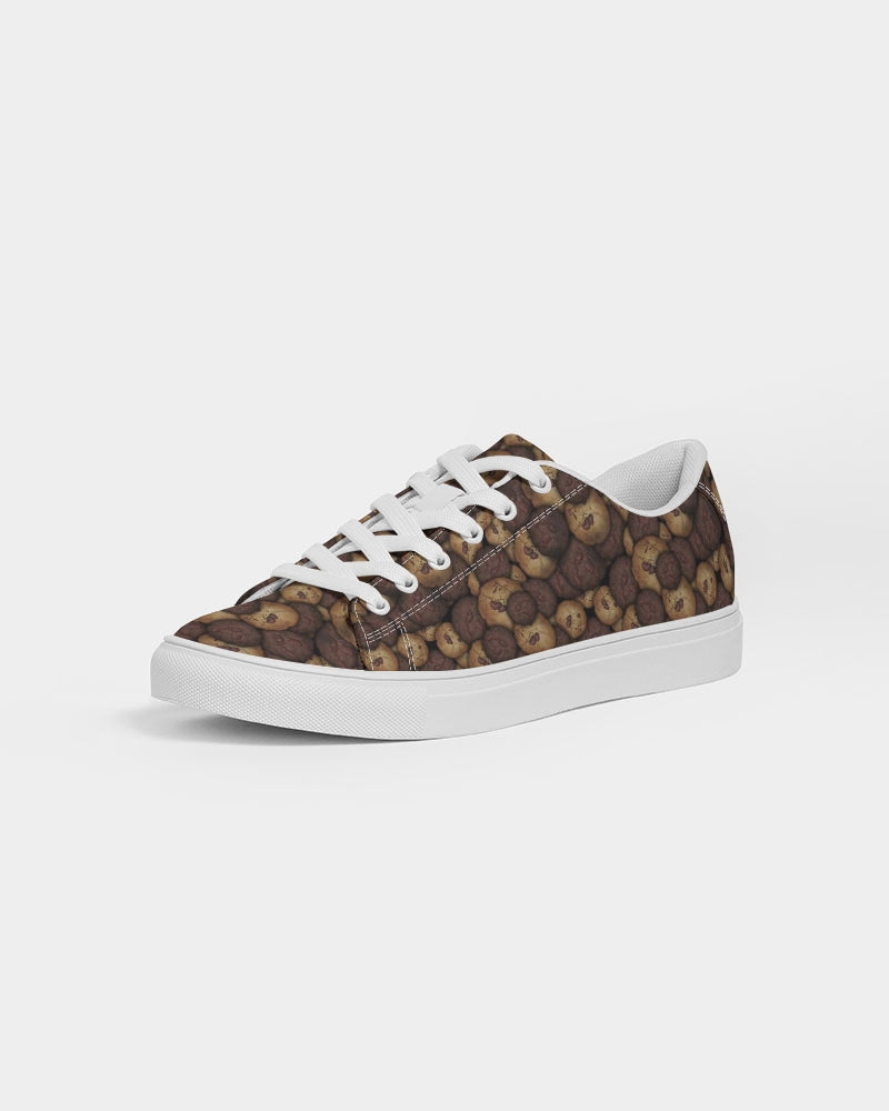 Chocolate Chip Cookies Women's Faux-Leather Sneaker