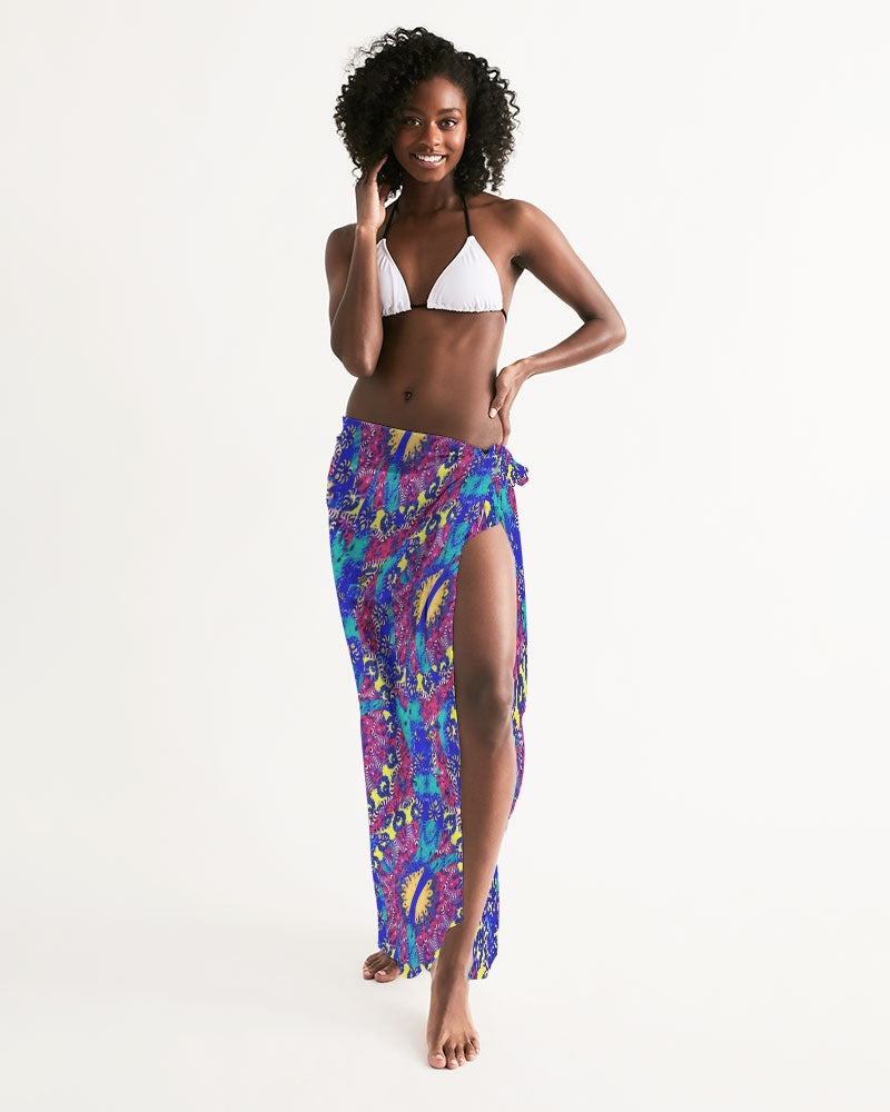 Caribbean Grafitti All-Over Print Swim Cover Up