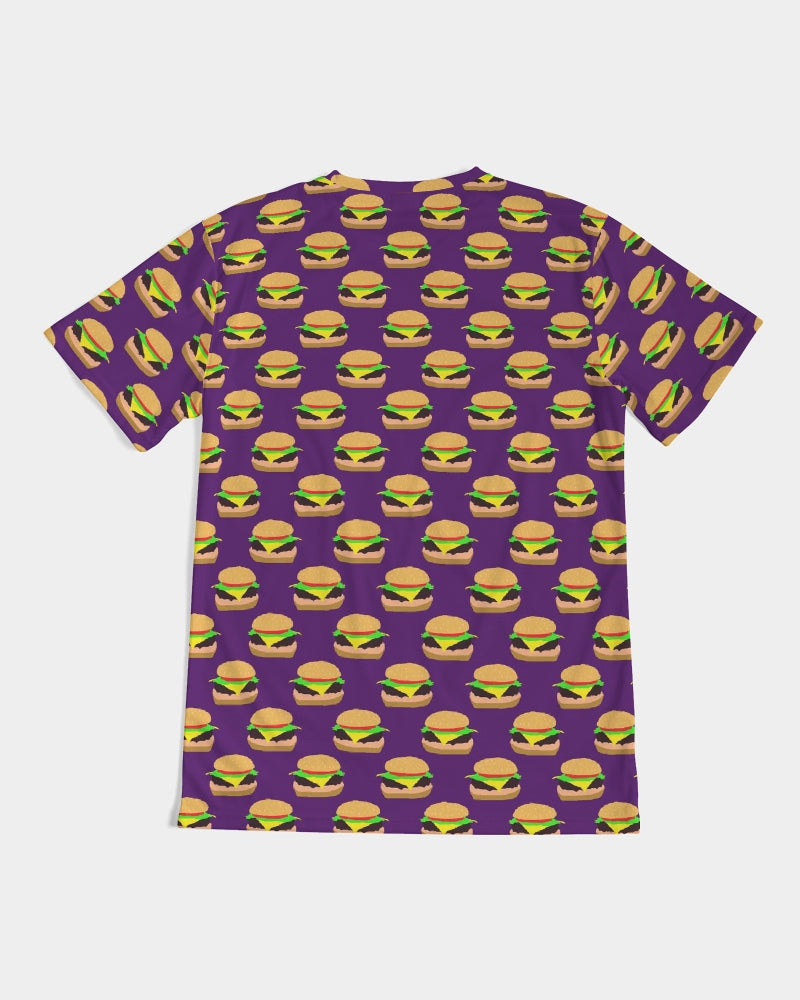 Cheeseburger Pattern Men's All-Over Print Tee